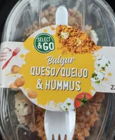 Bulgur queso y hummus