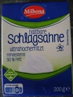 haltbare Schlagsahne