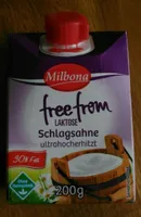 Schlagsahne laktosefrei