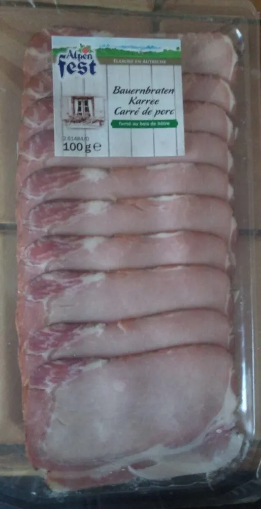 Carré de porc