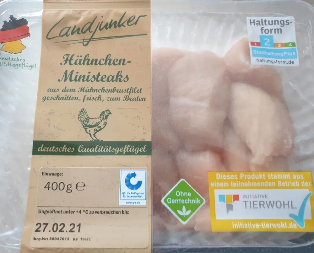 Hähnchen Ministeaks