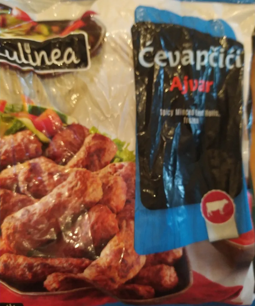 Maustettu naudanlihakääryle /Cevapcici