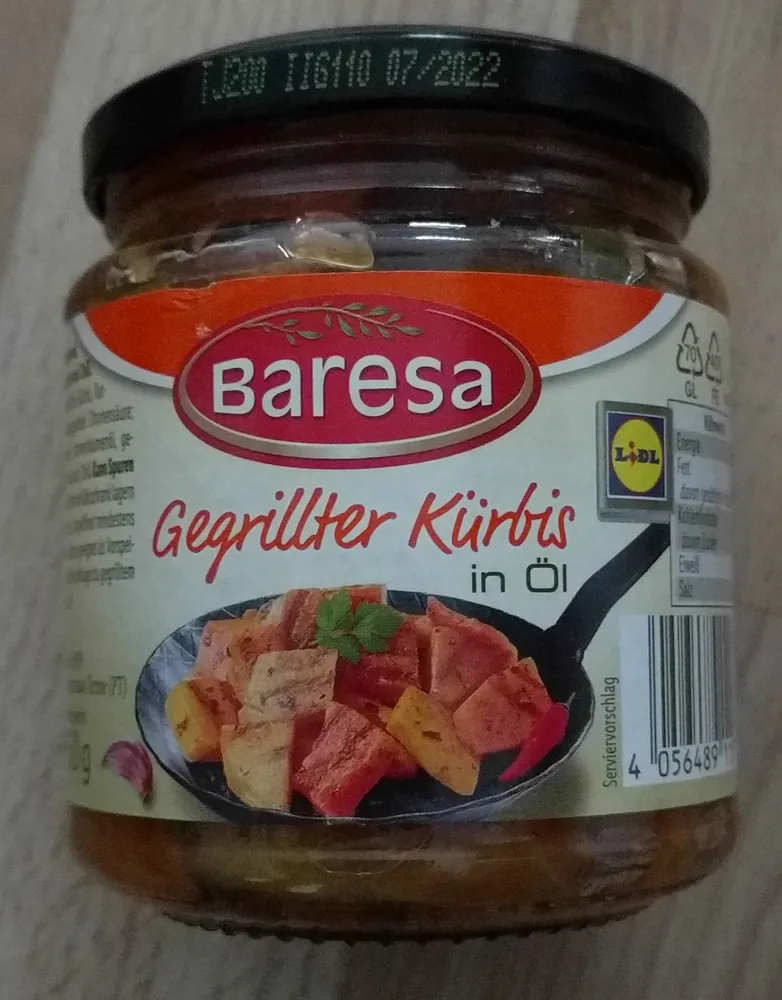 Gegrillter Kürbis