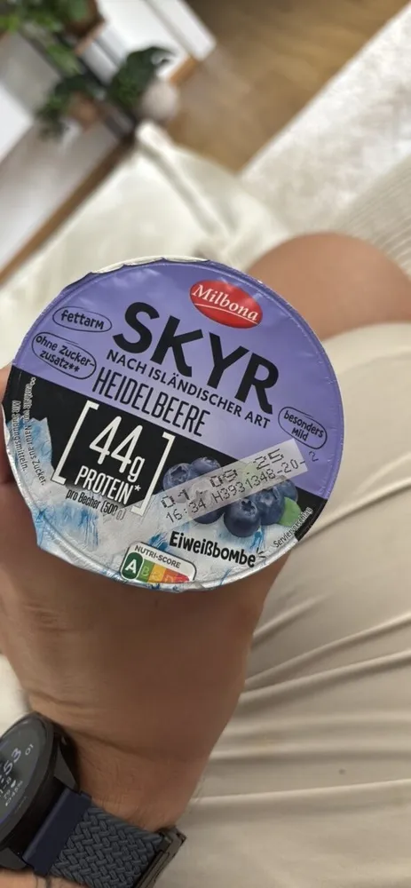 Skyr Heidelbeere