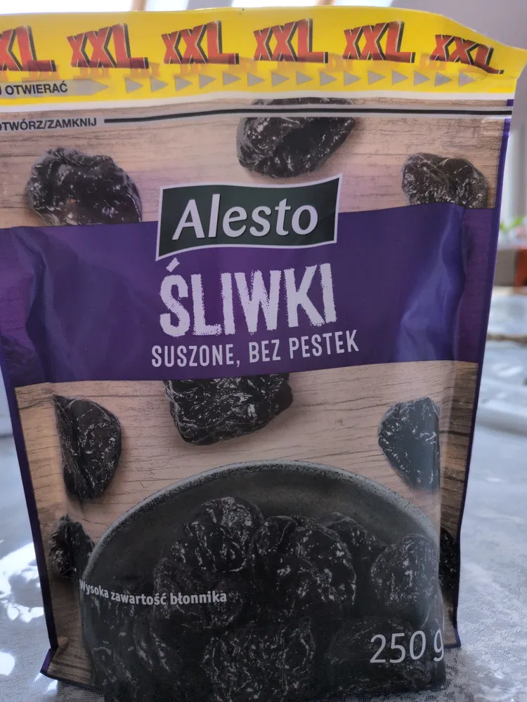 ŚLIWKI SUSZONE, BEZ PESTEK