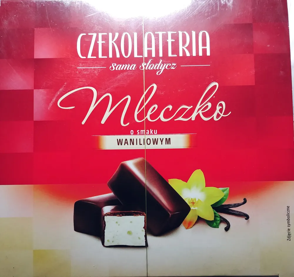 Pianka o smaku waniliowym w czekoladzie deserowej