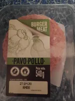 Hamburguesa de pavo y pollo