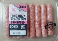 Longaniza fresca sin tripa