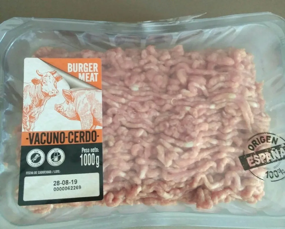 Burger Meat de vacuno y cerdo
