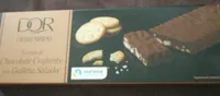 Turrón crujiente con galleta salada