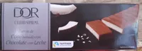 Turrón de coco bañado con chocolate con leche