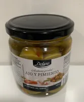 Aceituna gordal Ajo y Pimiento
