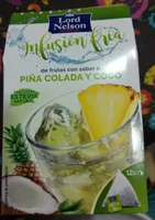 Infusión fría de frutas con sabor a Piña colada y coco