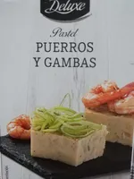 Pastel Puerros y Gambas
