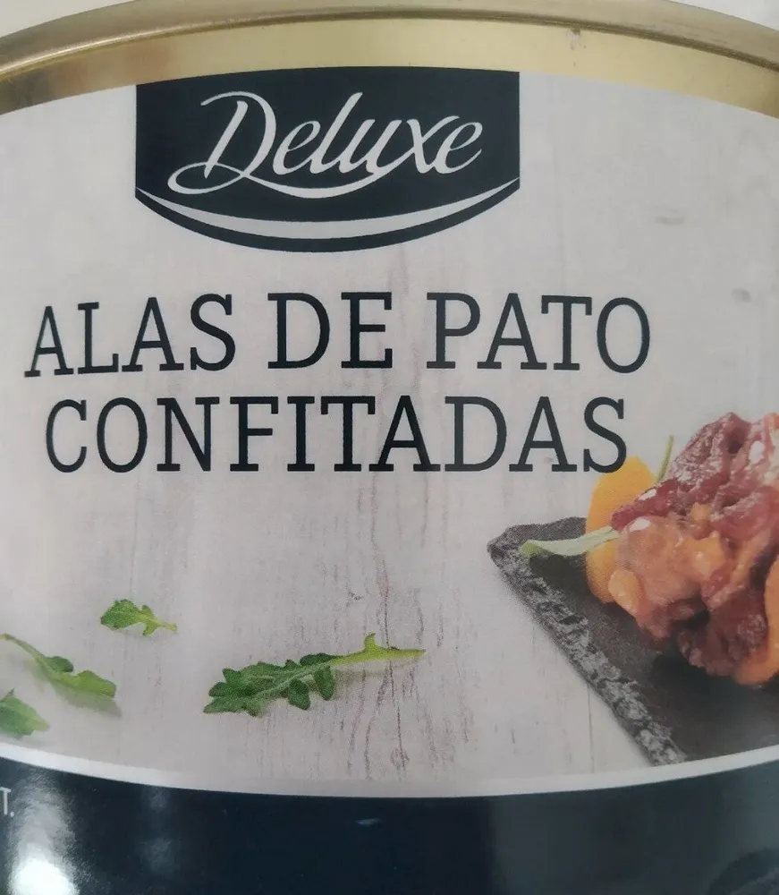 Alas de pato confitadas
