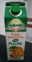 Zumo Naranja sin pulpa