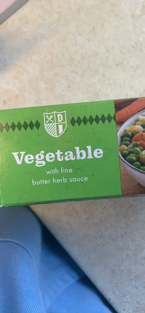 Vegetable with fine butter herb sauce