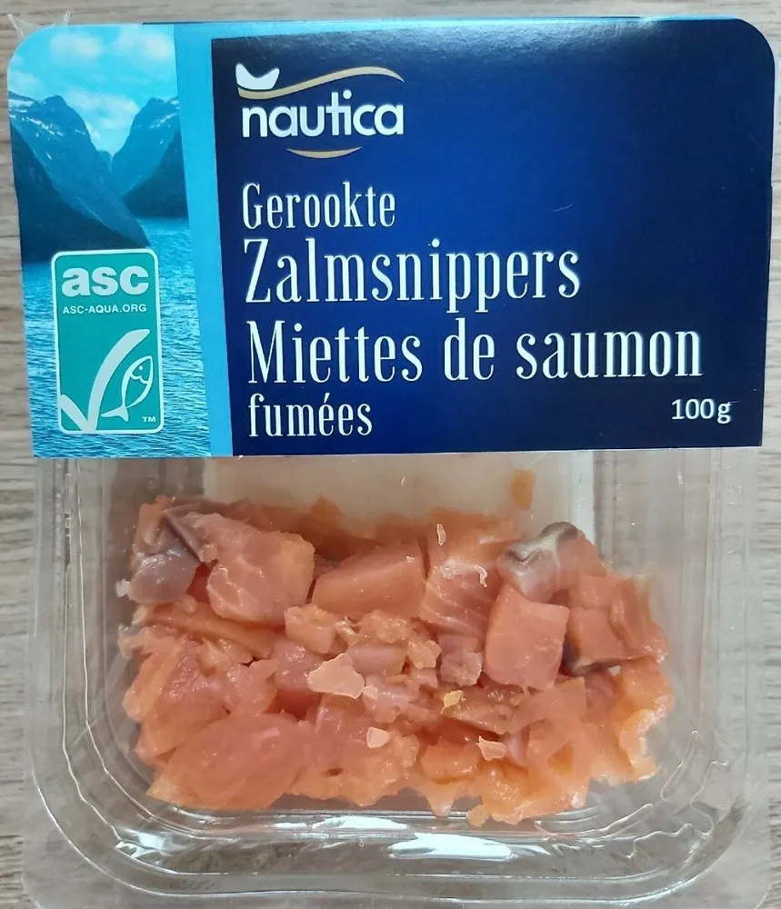 Gerookte zalmsnippers