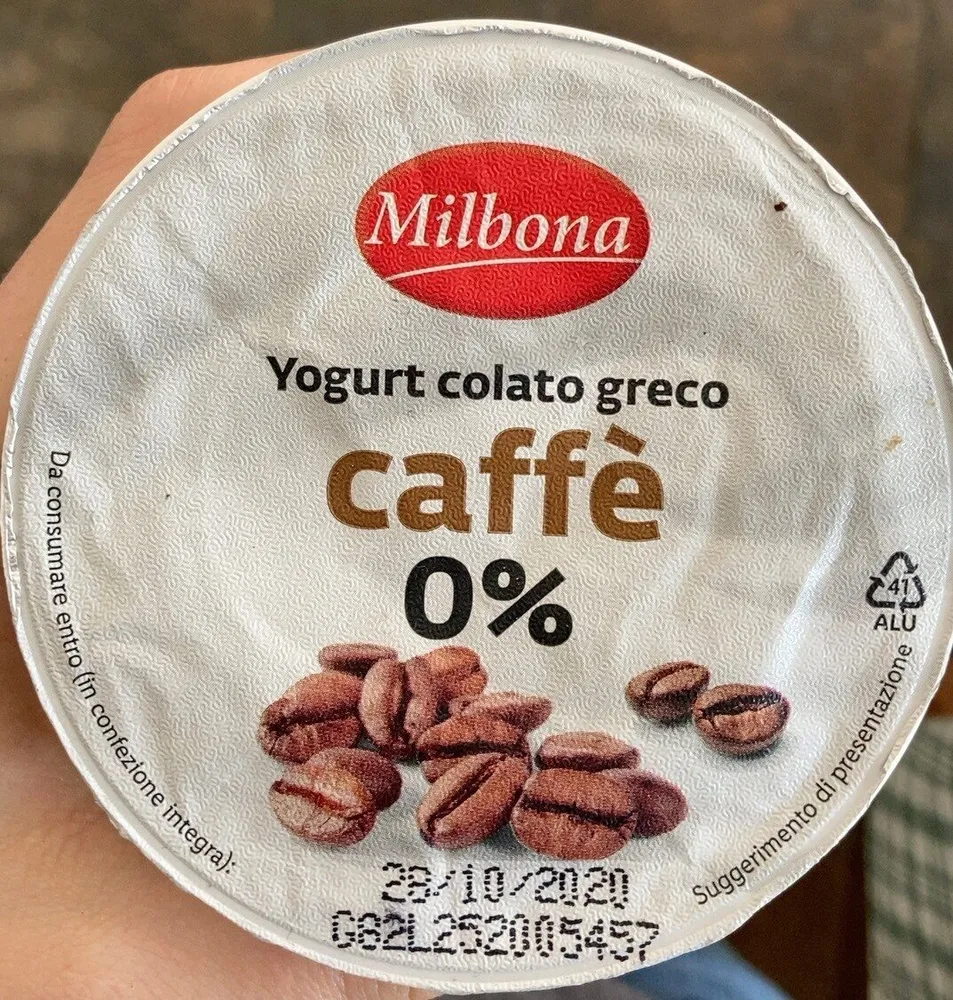 Yogurt colato greco caffè 0%