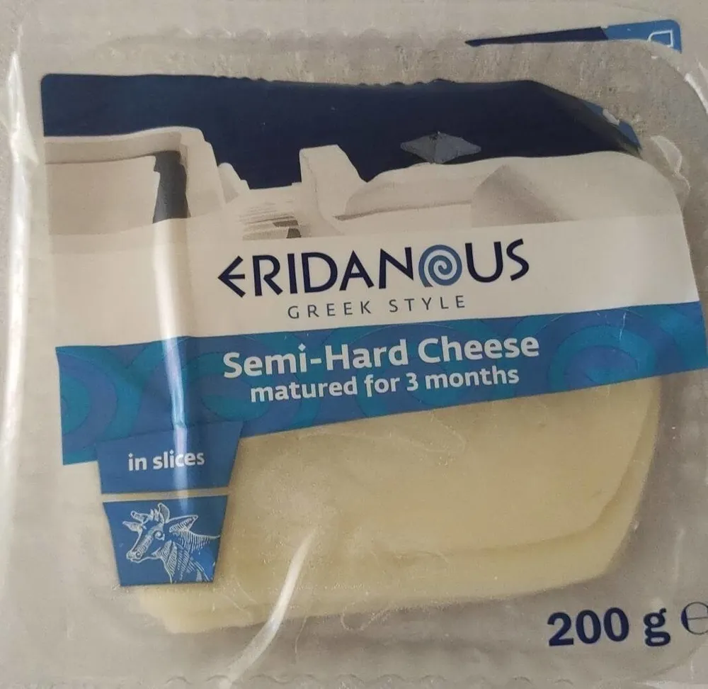Eridanous Semi-Hard Cheese matured for 3 months