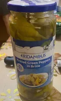 Pickled green peppers