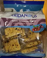 Mini sesame bars
