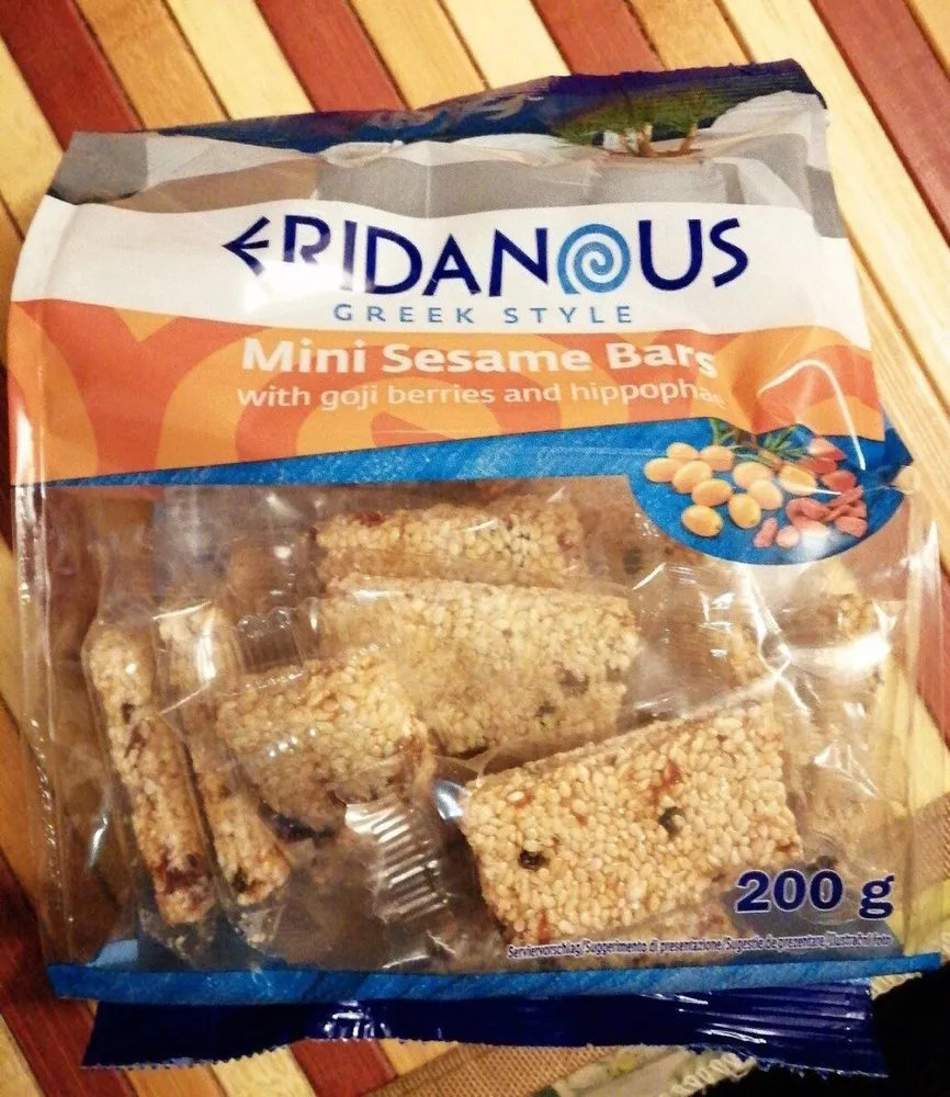 Mini sesam bars