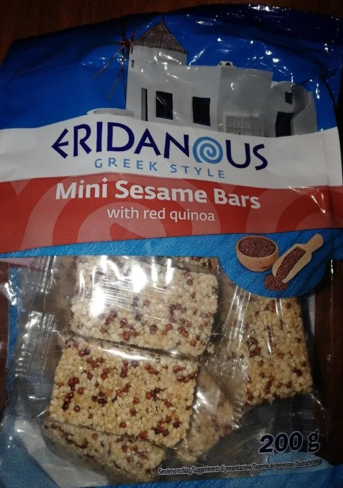 Mini sesame bars