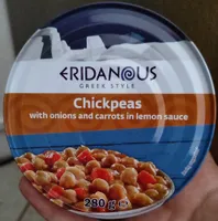 Chickpeas with Onions and Carrots in Lemon Sauce