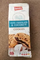 Dark Chocolate and coconut Cookies