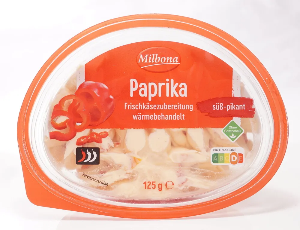 Frischkäsezubereitung Paprika süß-pikant
