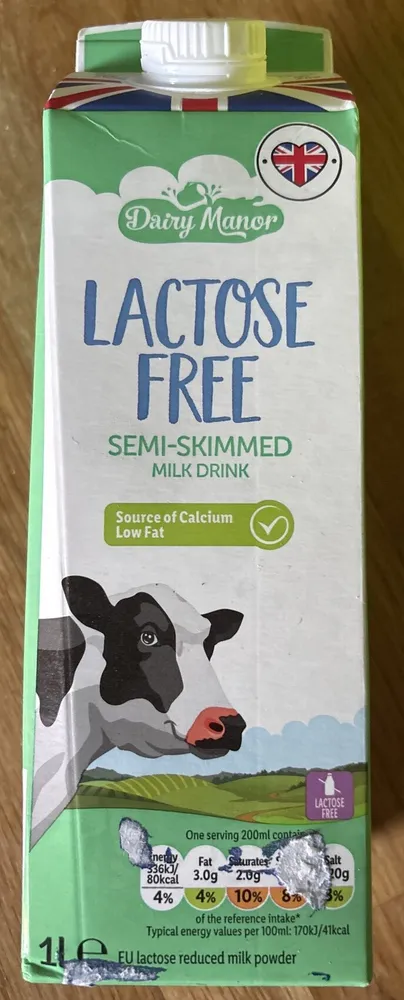 LACTOSE FREE SEMI-SKIMMED MILK DRINK