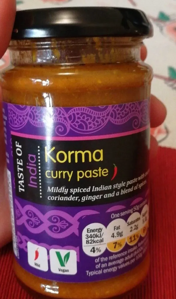 Korma curry paste