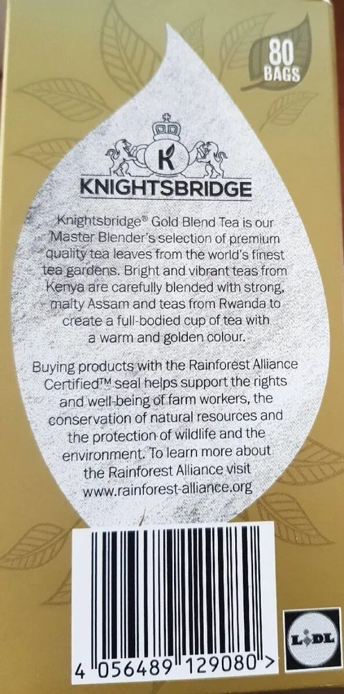Gold Tea Bags