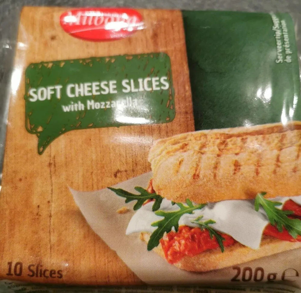 SOFT CHEESE SLICES with Mozzarella