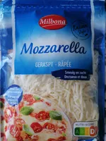 Mozzarella geraspt