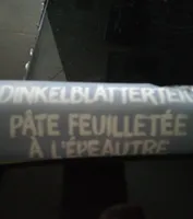Pâte feuilletée à l'épeautre