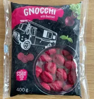 Gnocchi with beetroot