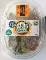 Salat mit Maultaschen