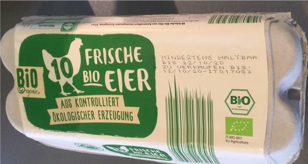 Frische bio eier