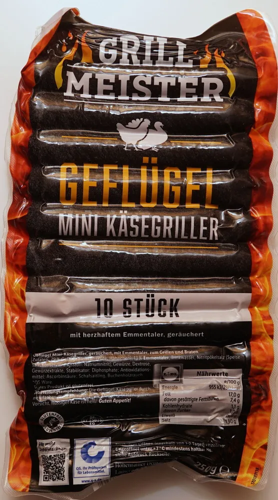 Geflügel Mini Käsegriller