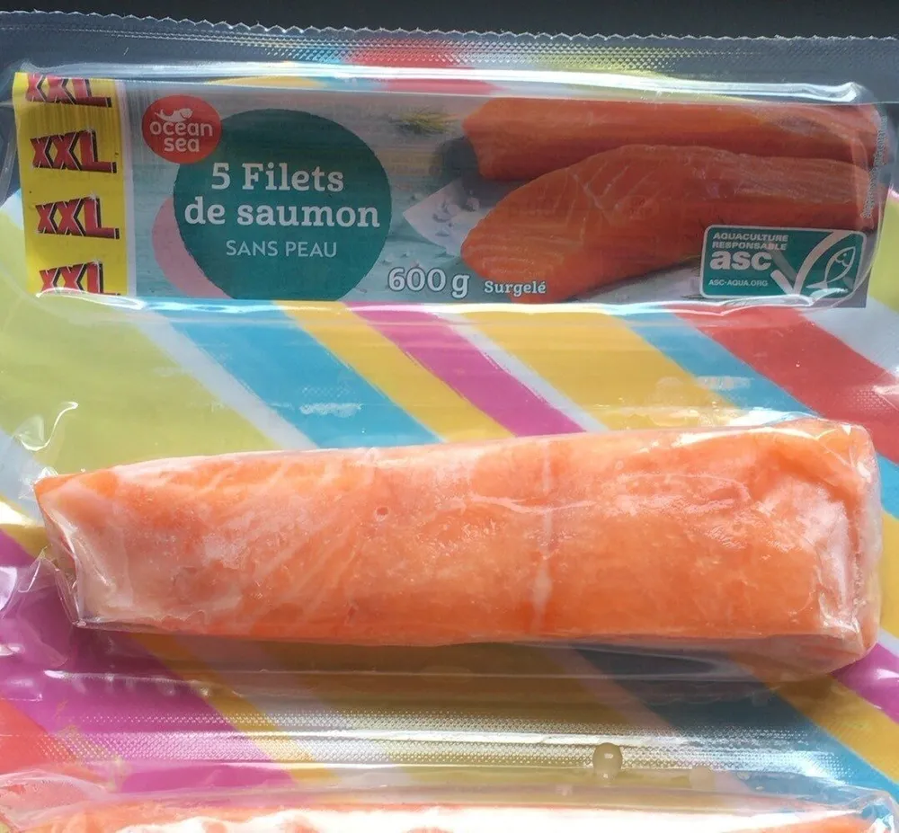 5 Filets de saumon