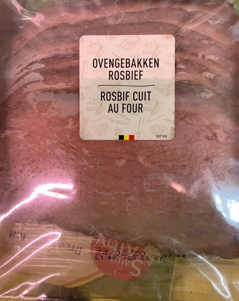 Rosbif cuit au four