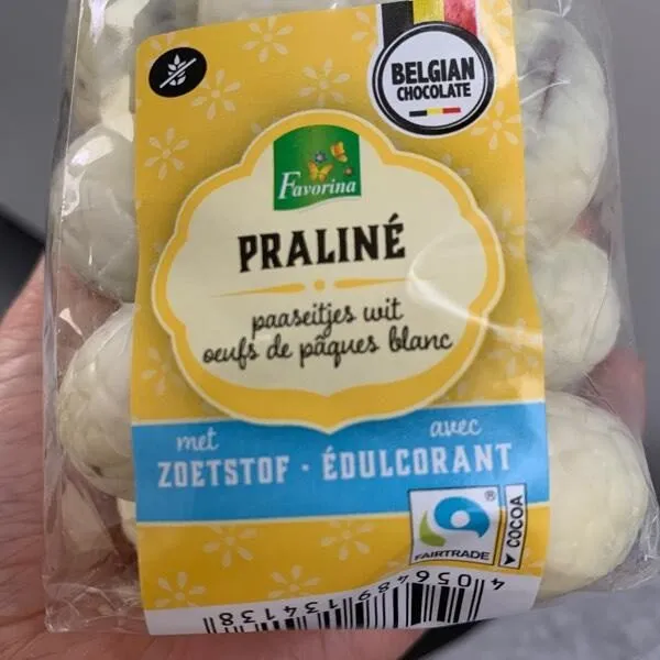 Paaseitjes wit praliné