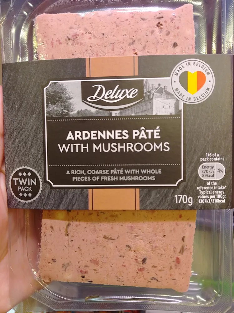 ARDENNES PÂTÉ WITH MUSHROOMS