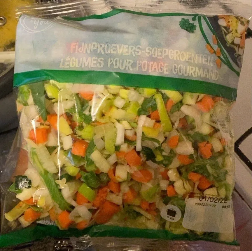 Légume pour potage gourmand