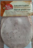 Filet de poulet cuit au citron et poivre vert