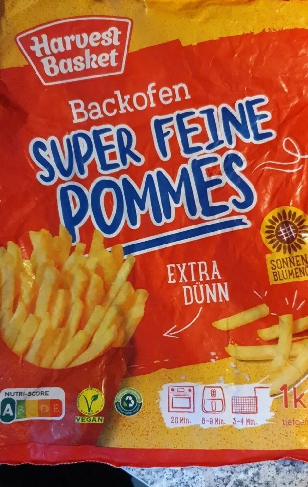Backofen Super Feine Pommes