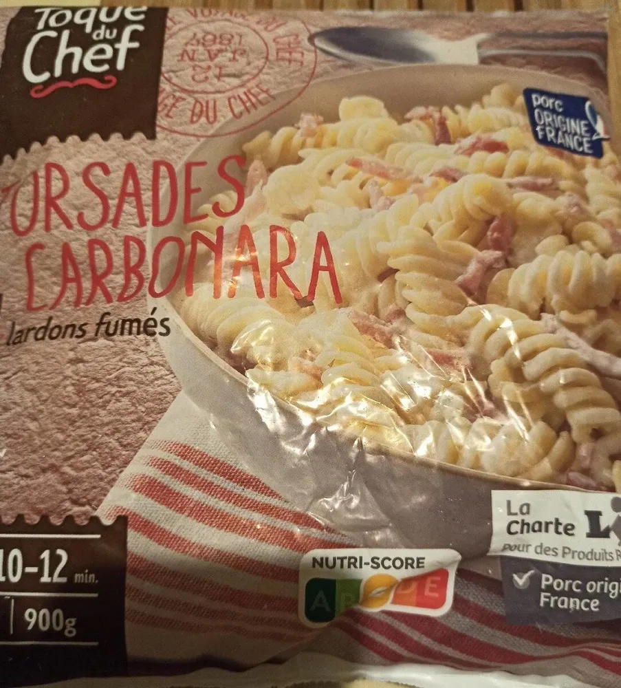 Torsades à la carbonara