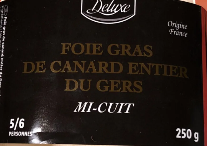 Foie gras de canard entier du Gers mi-cuit